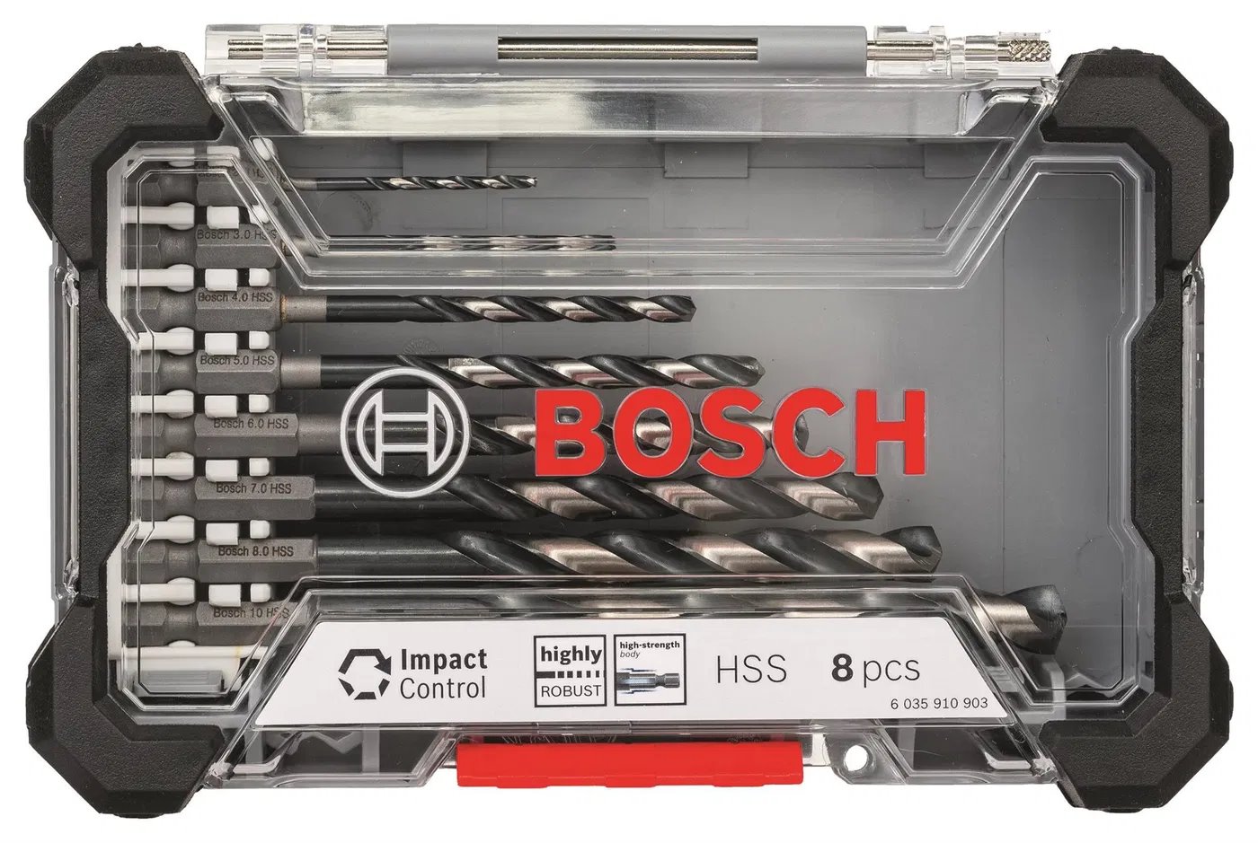 Súprava vrtákov do kovu BOSCH PRO Metal HSS-G Impact, 8 ks (2.608.577.146)