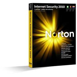 SW NORTON INTERNET SECURITY 2010 CZ 2 ROKY UPG