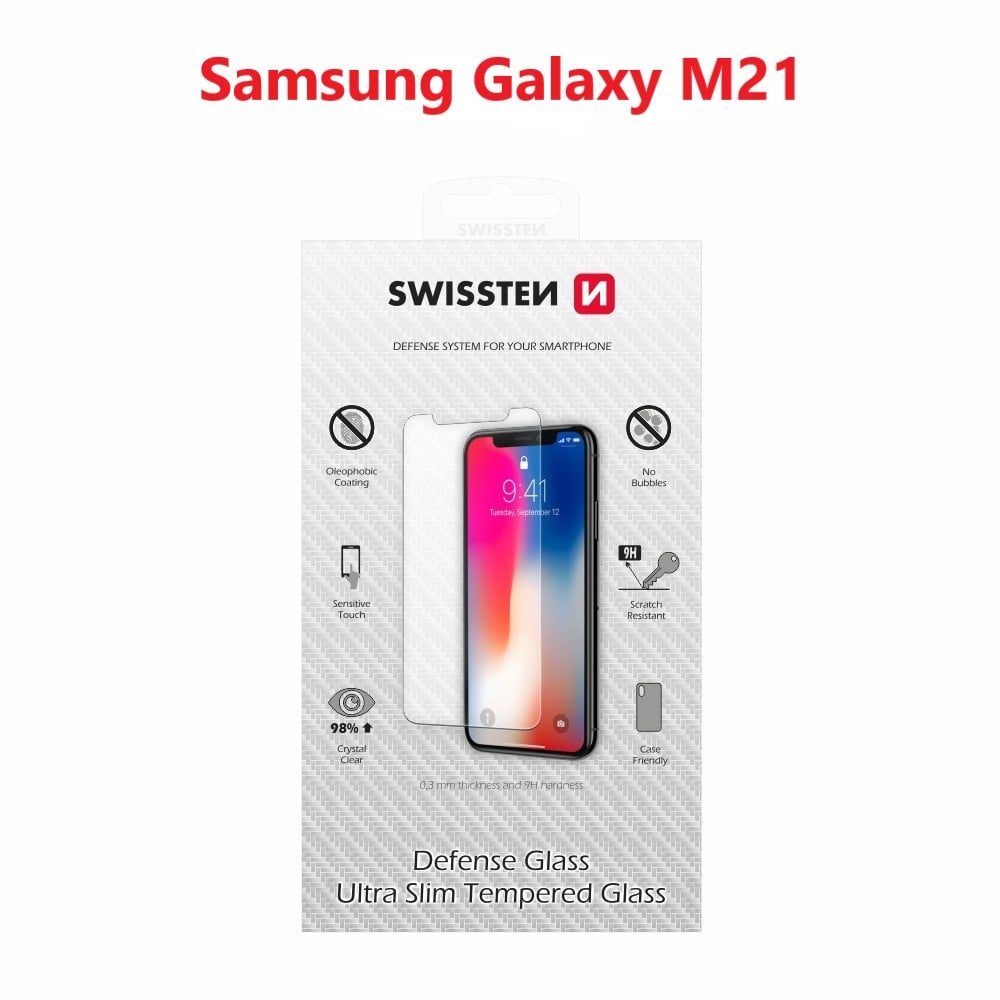 Swissten 2.5D sklo Samsung Galaxy M21