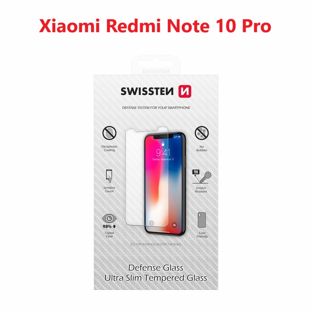 Swissten 2.5D sklo Xiaomi Redmi Note 10 Pro