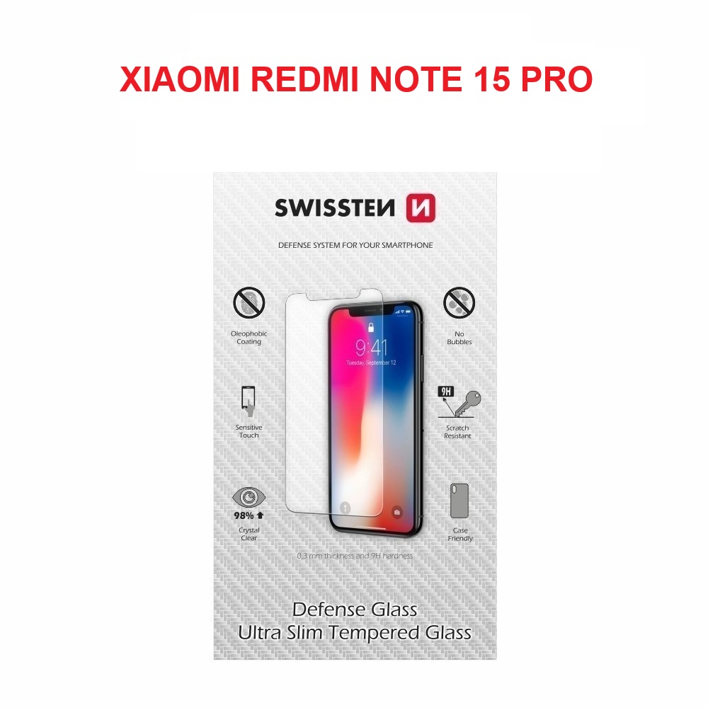 Swissten 2.5D sklo Xiaomi Redmi Note 15 Pro