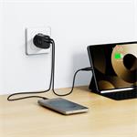 Swissten adaptér Edge GaN 35W, černý  