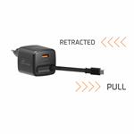 Swissten adaptér SlideCharge 45W, černý  