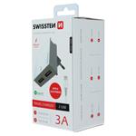 Swissten adaptér Smart IC 2× USB 3A + Lightning kabel, bílý  