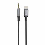 Swissten Audio adaptér Lightning / 3,5 mm jack, 1,5 m, čierny