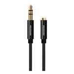 Swissten Audio kábel jack – jack 1,5 m, čierny