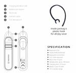 Swissten Bluetooth headset Caller, černý