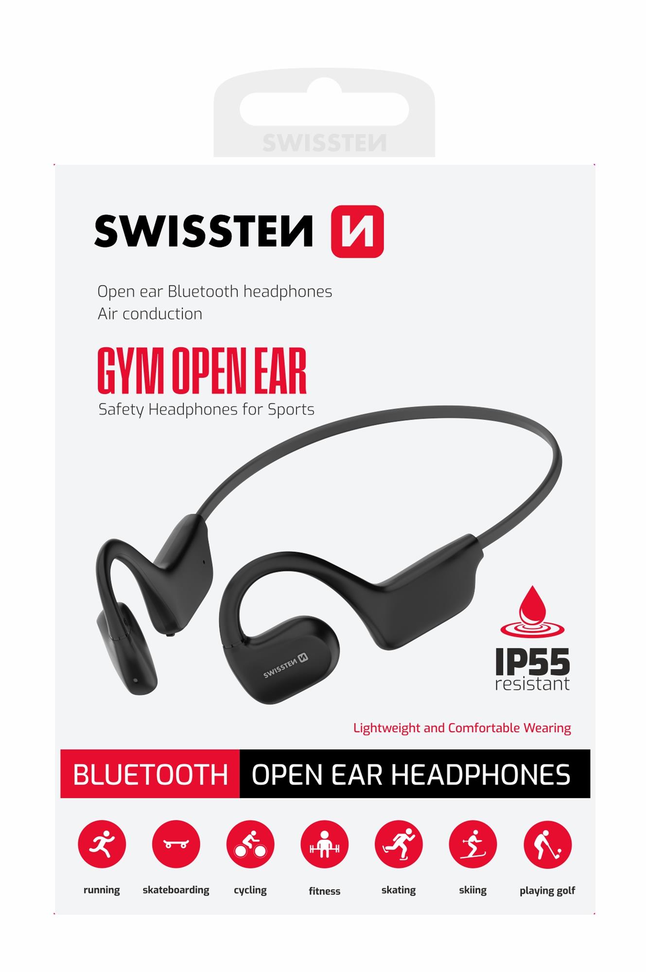 Swissten Bluetooth sluchátka Open Ear