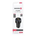 Swissten CL adaptér 2x USB-C PD 50W, černý