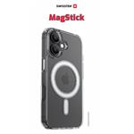 Swissten Clear Jelly MagStick Apple iPhone 16, transparentní