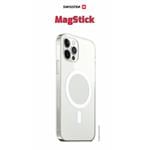 Swissten Clear Jelly MagStick pre iPhone 12 Mini, priehľadný