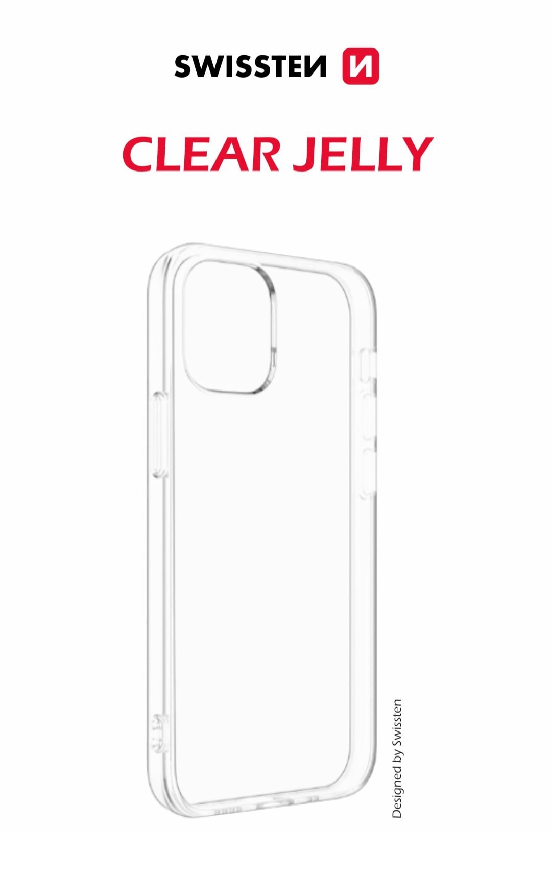 Swissten Clear Jelly pouzdro Apple iPhone 15, transparentní
