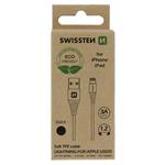 Swissten Datový kabel USB / Lightning 1,2m (ECO balení), černý