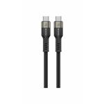 Swissten Datový video kabel USB 4.0, USB-C, 240 W, 8K@60 Hz, 40 Gb/s, TB3 & TB4, 0,5 m, černý