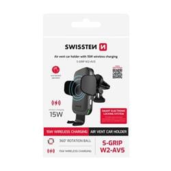 Swissten držák do auta s nabíjením W2-AV5  