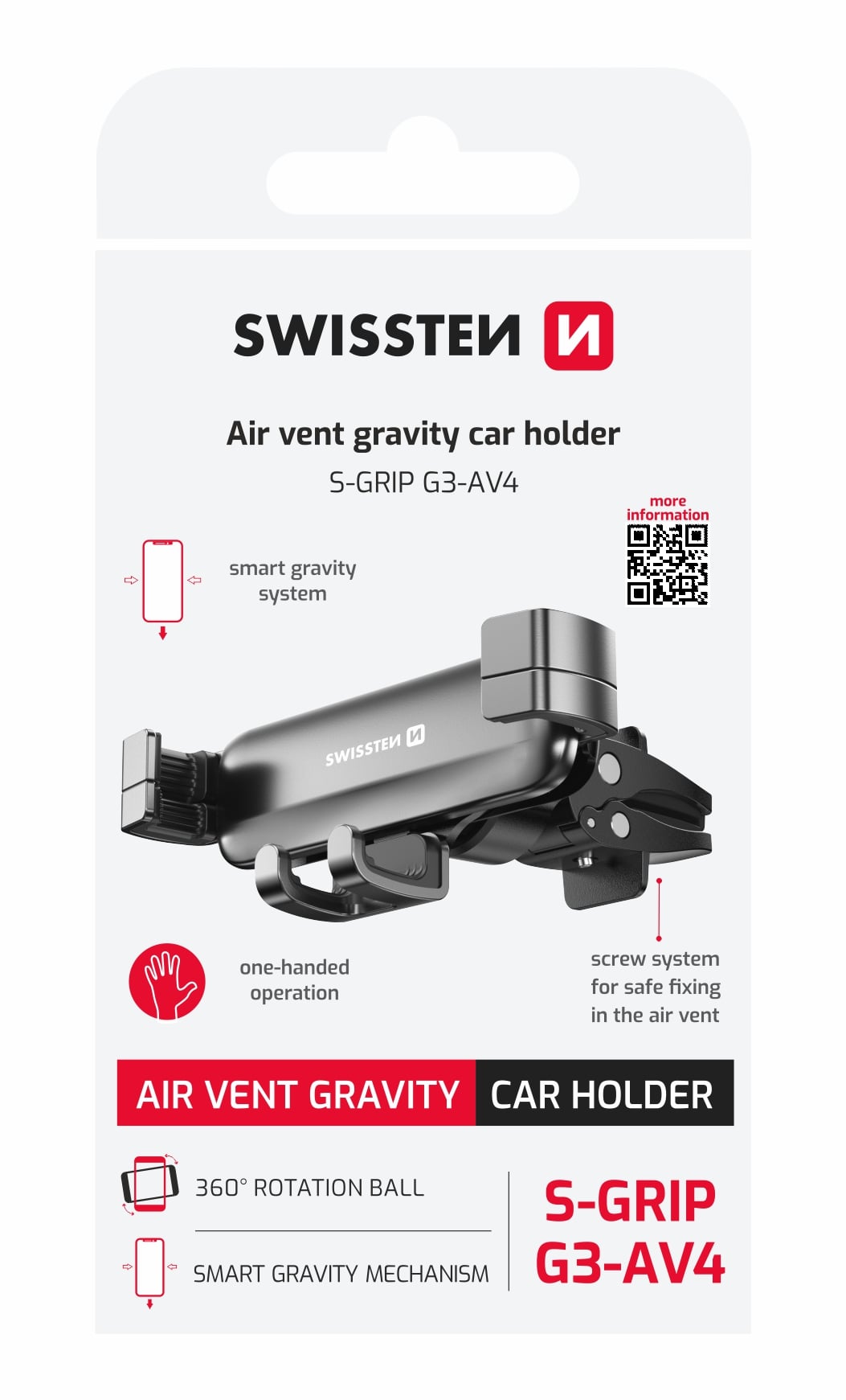 Swissten držák S-Grip G3-AV4