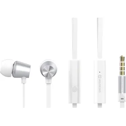 SWISSTEN Earbuds Dynamic YS500 bielo strieborné 51107002