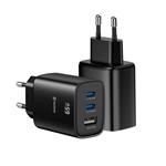 Swissten Edge GaN adaptér 65 W, čierny