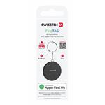 Swissten Find Tag chytrý lokátor s funkcí Apple Find My, černý