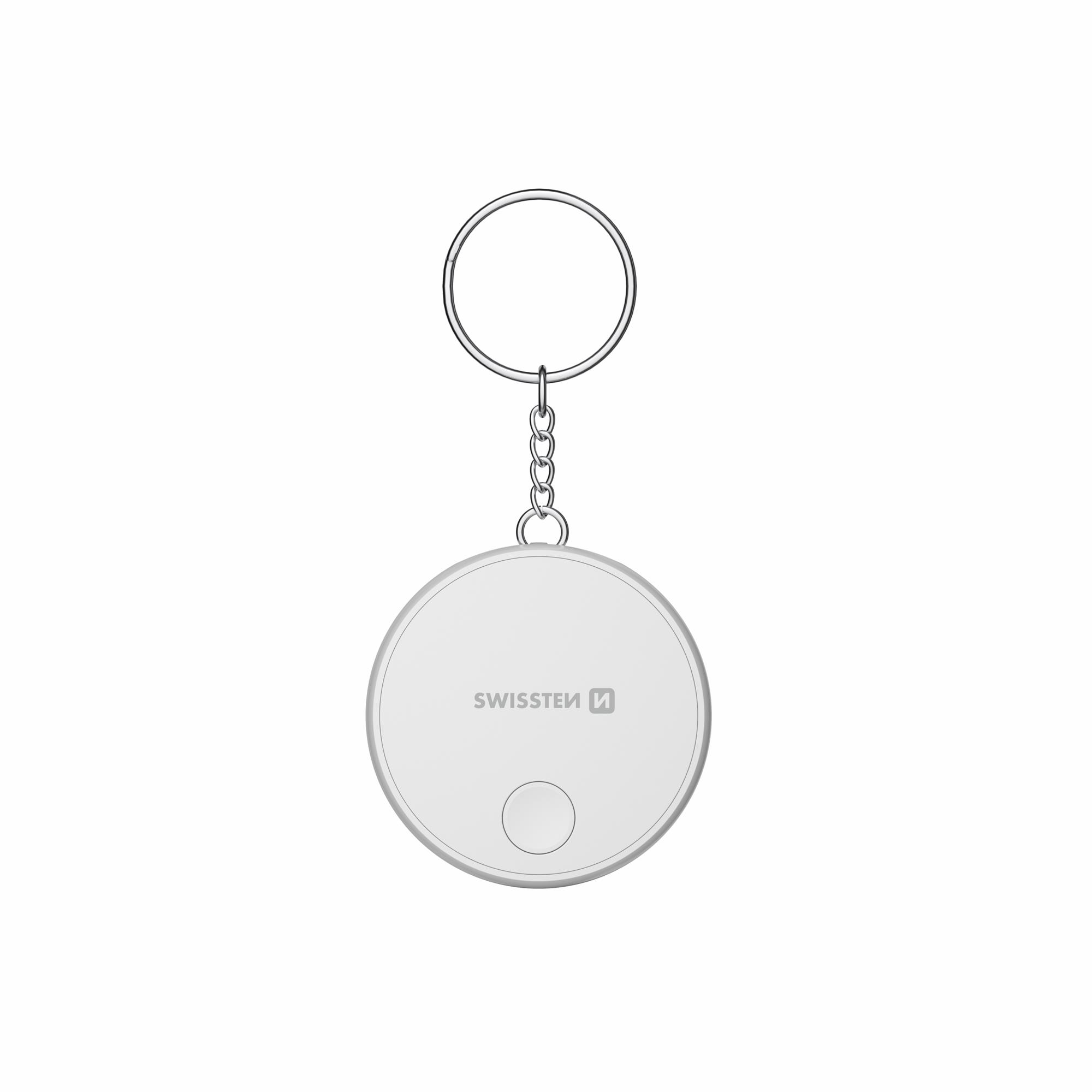 Swissten Find Tag lokátor s Apple Find My, bílý