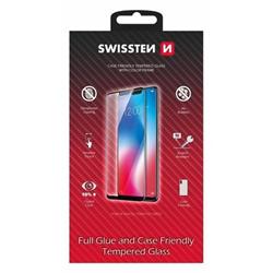 Swissten Full Glue, Color Frame, Case Friendly ochranné sklo pro Apple iPhone 14 Pro Black - Černé