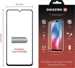 Swissten Full Glue sklo pre Samsung Galaxy A50, čierne