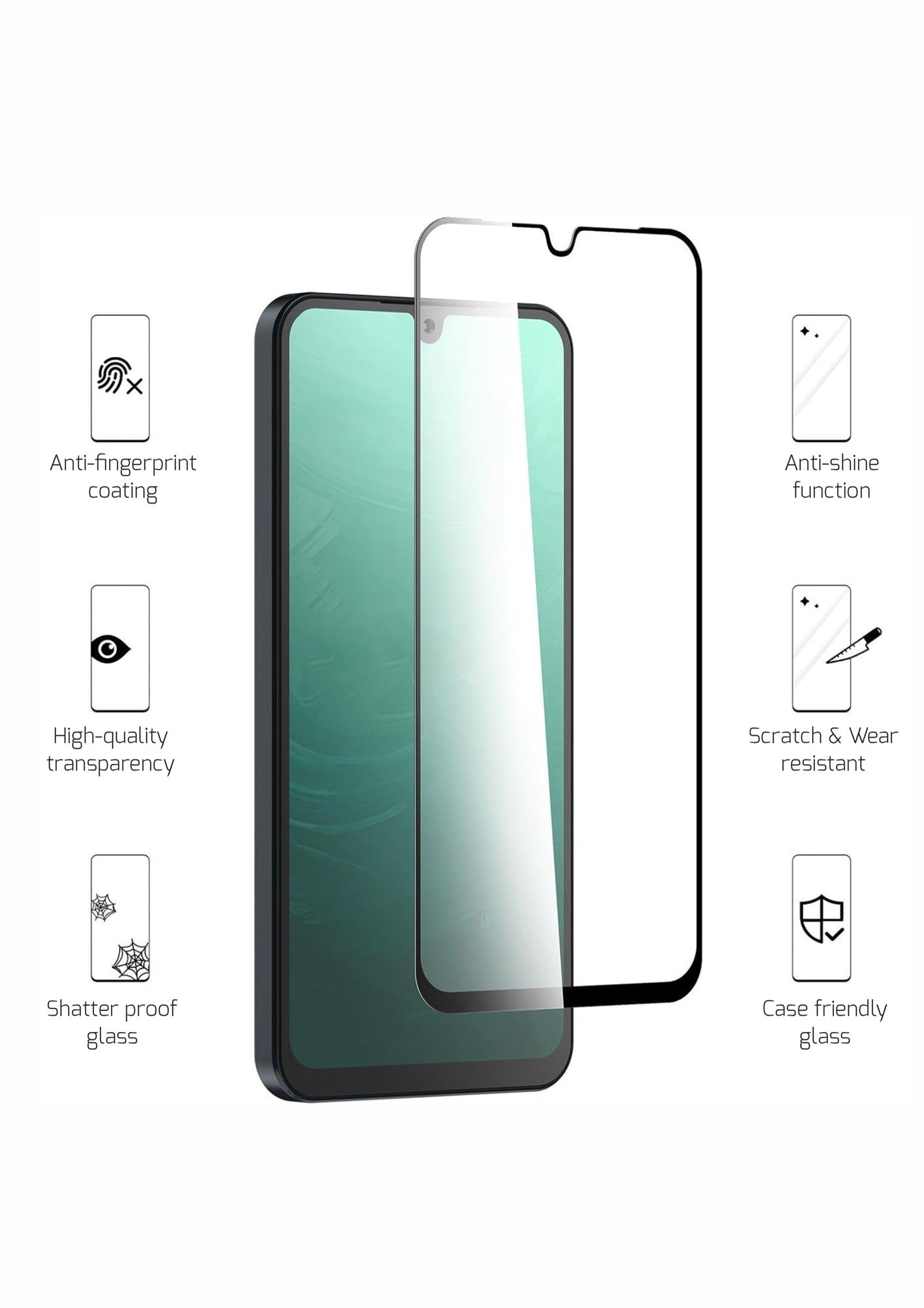 Swissten Full Glue sklo pro Samsung Galaxy A16 5G/4G, černé