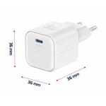 Swissten GaN adaptér 20W, bílý  