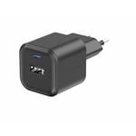 Swissten GaN adaptér 35 W + USB-A, čierny  
