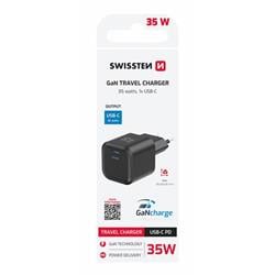 Swissten GaN adaptér 35W, černý  