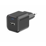 Swissten GaN adaptér 35W + USB-A, černý  