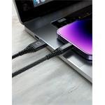 Swissten kabel Aramid USB / USB-C 1,5 m, antracit