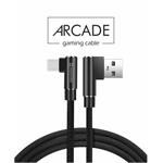Swissten kabel Arcade USB / USB-C, černý  