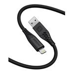 Swissten kabel Silicone USB / Lightning 30 W, černý