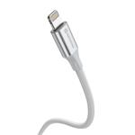 Swissten kabel Textile II USB / Lightning 1,5 m, bílý