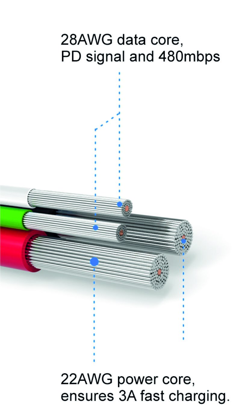 Swissten kabel USB-C, modrý, 2 m