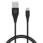 Swissten kabel USB / Micro USB 1,5 m, černý