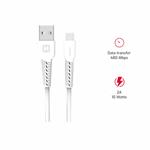 Swissten kabel USB / USB-C 1 m, bílý