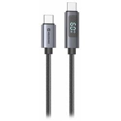 Swissten LCD kabel USB-C / USB-C 1,5m