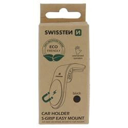 Swissten Magnetický držák do ventilace auta Easy Mount (ECO balení), černý