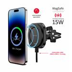 Swissten Magnetický držák do ventilace auta MagStick Compact s bezdrátovým nabíjením 15W/7,5W (kompatibilní s MagSafe)