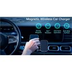 SWISSTEN MAGNETICKÝ DRŽÁK DO VENTILACE AUTA S BEZDRÁTOVÝM NABÍJENÍM 15W (kompatibilní s MagSafe)