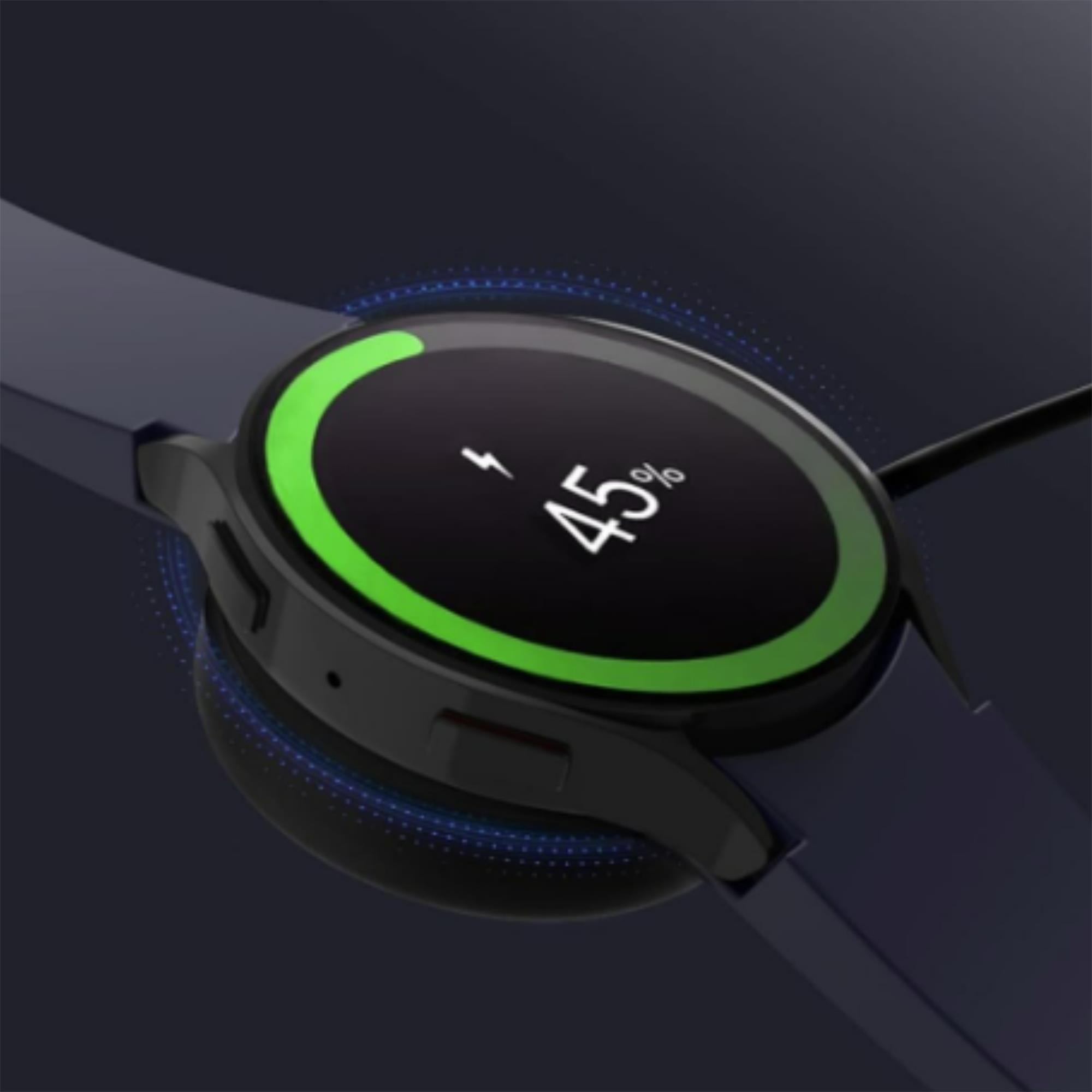 Swissten magnetický kabel 2v1 pro Galaxy Watch a USB-C, 1,2m, černý