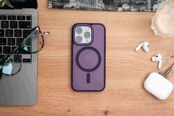 Swissten MagStick Flex Pro pre Apple iPhone 16 Pro Max, fialové