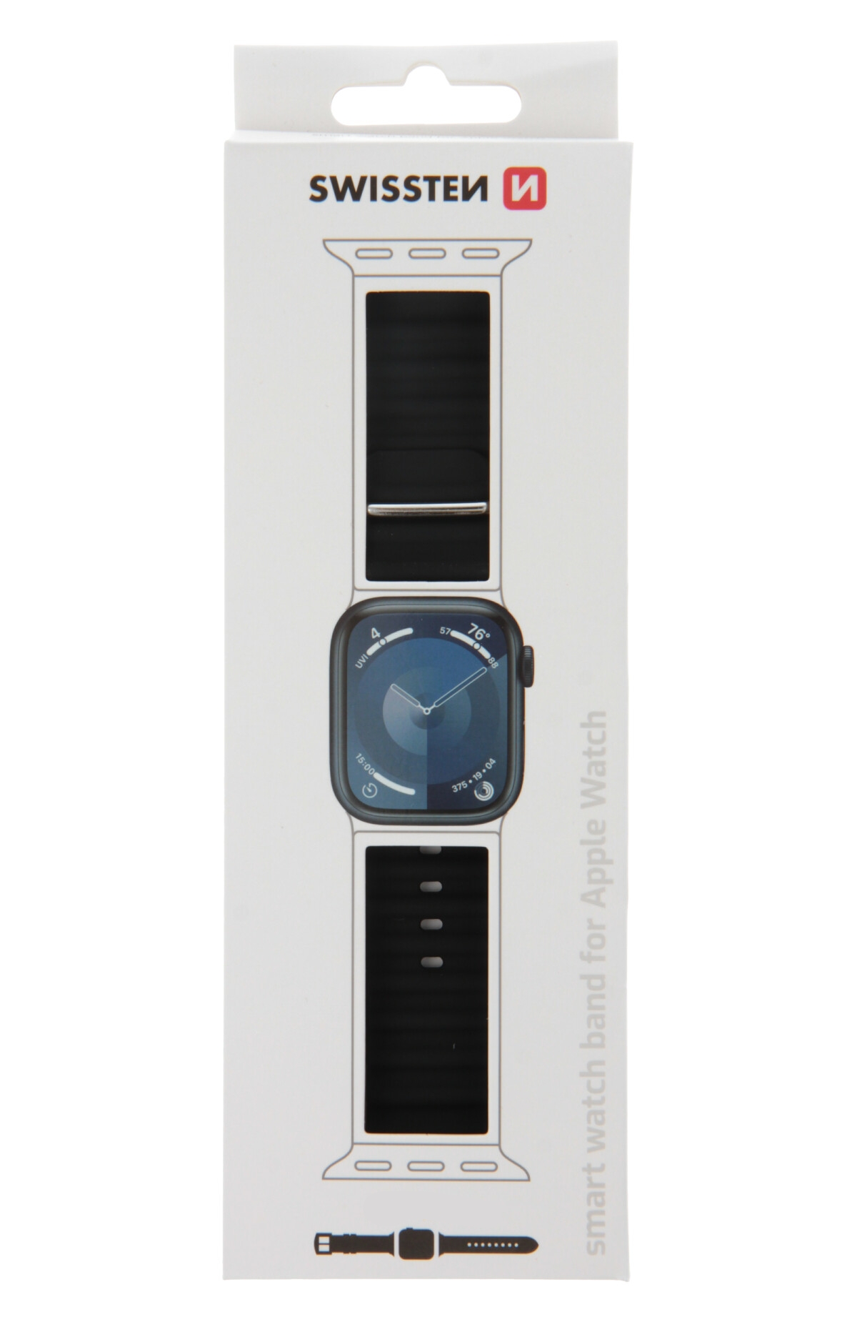 Swissten Marine Straps řemínek Apple Watch 42/44/45/49 mm, černý
