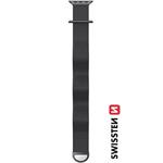 Swissten milánský řemínek pro Apple Watch 38/40/41 mm, černý