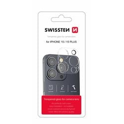 Swissten Ochranné sklo na čočky fotoaparátu pro Apple iPhone 15 / 15 Plus