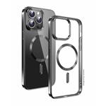 Swissten pouzdro Clear Jelly MagStick Apple iPhone 14 Pro, černé