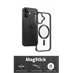 Swissten pouzdro Clear Jelly MagStick Apple iPhone 17, černé