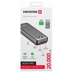 SWISSTEN POWER BANK 20000 mAh WORX PRO BLACK